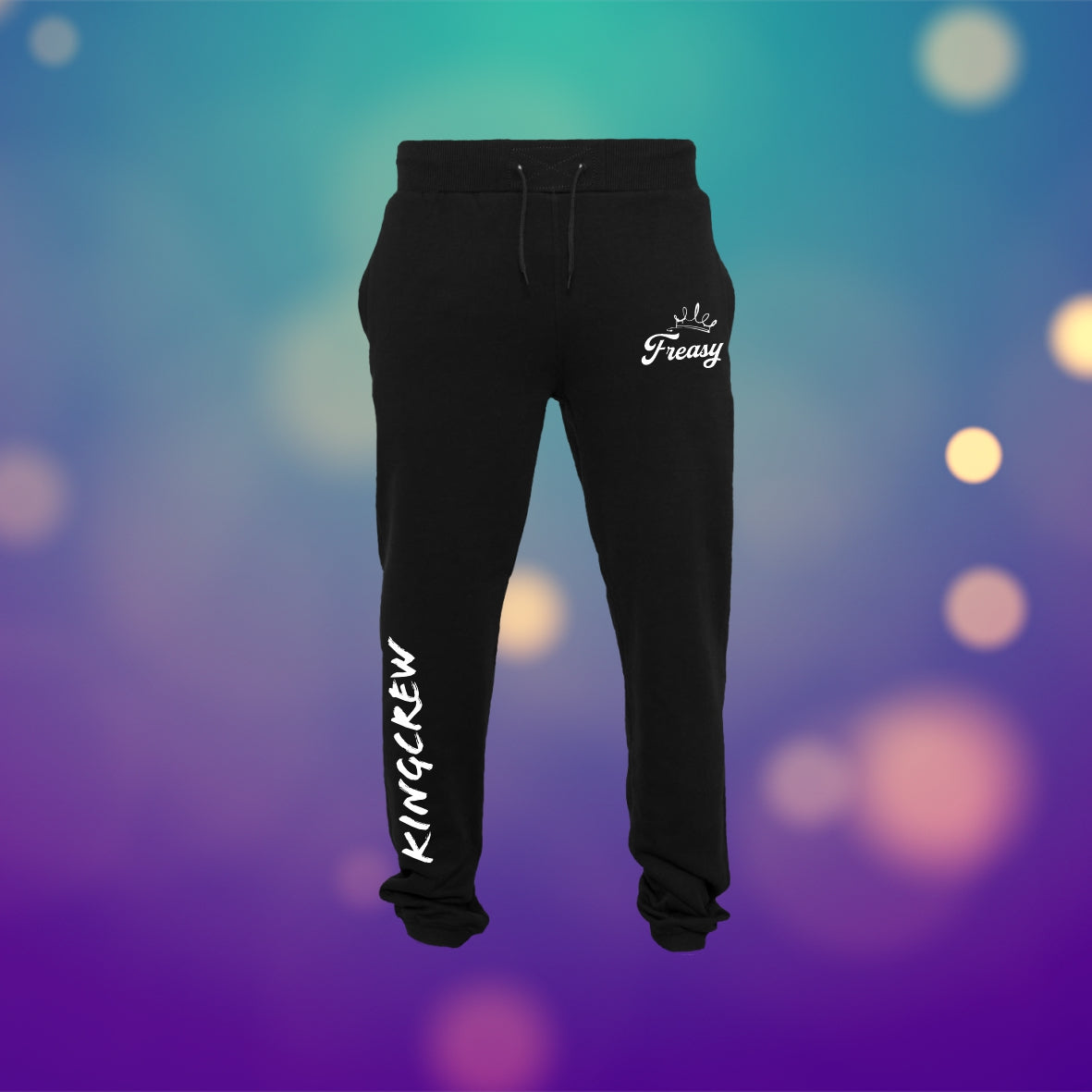 Freasy – Sweatpants – Streetstyle links oben, Kingcrew rechts unten