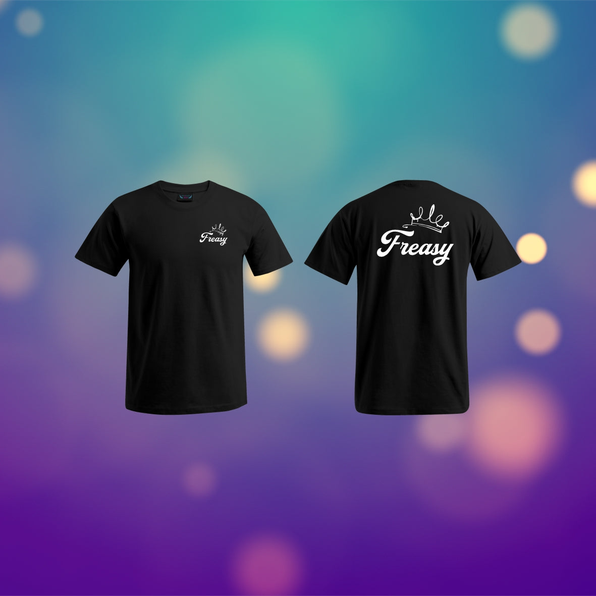 Freasy - T-Shirt - Streetstyle vorne klein, hinten groß