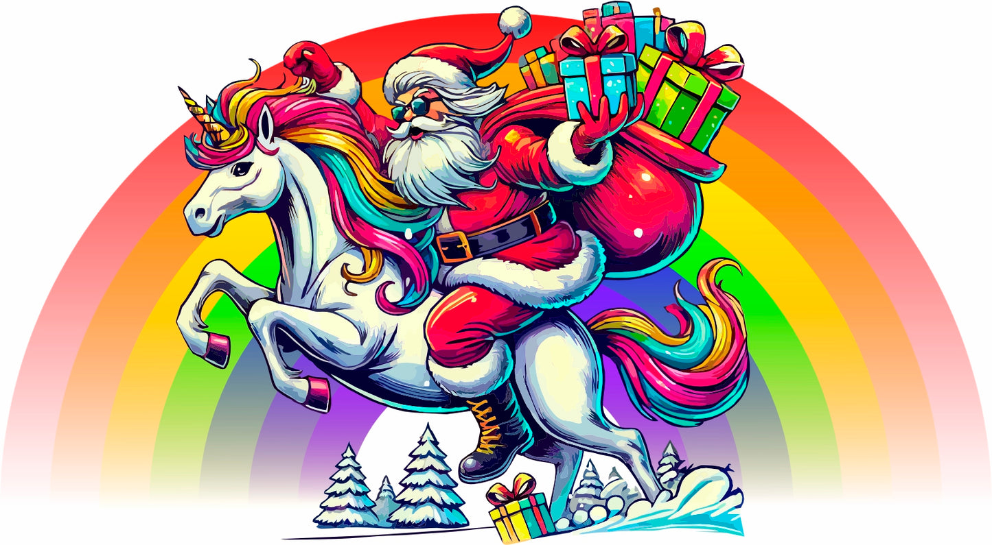 Phoenix Merch - Tasse - Santa mit Einhorn
