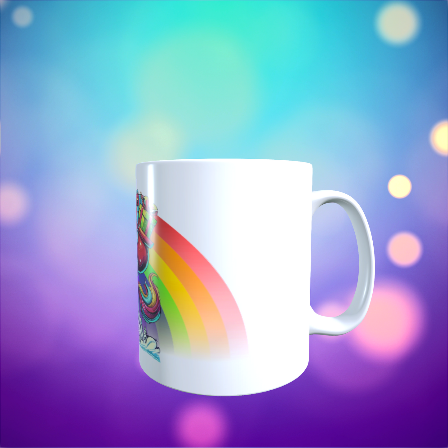 Phoenix Merch - Tasse - Santa mit Einhorn