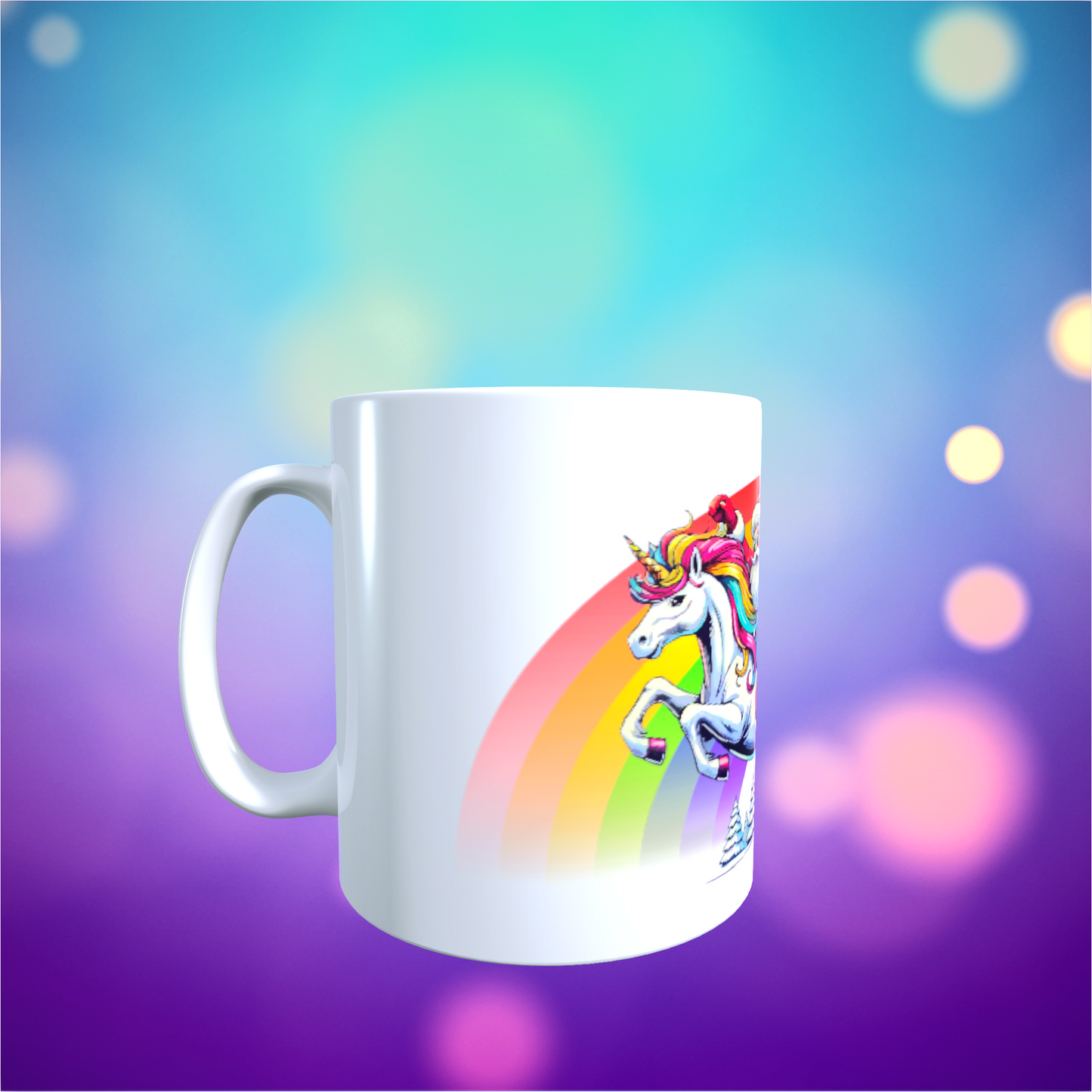 Phoenix Merch - Tasse - Santa mit Einhorn