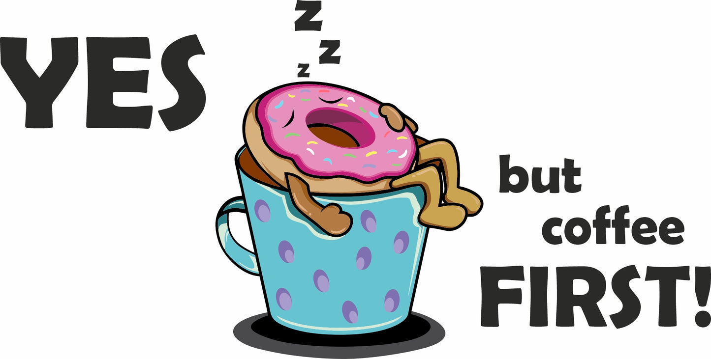 Phoenix Merch - Tasse - Yes, but coffee first