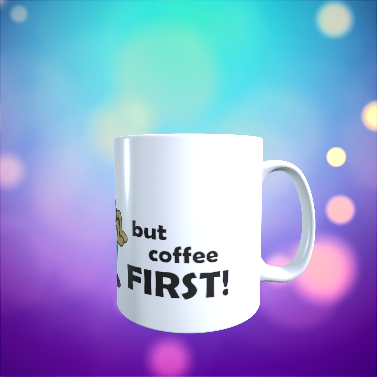 Phoenix Merch - Tasse - Yes, but coffee first