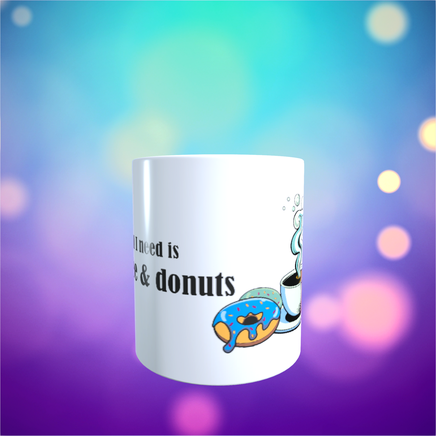 Phoenix Merch - Tasse - All I need is coffee & donuts
