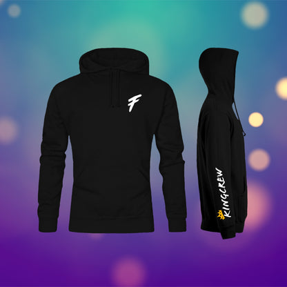 Freasy - Hoody - F vorne klein, Kingcrew rechter Arm