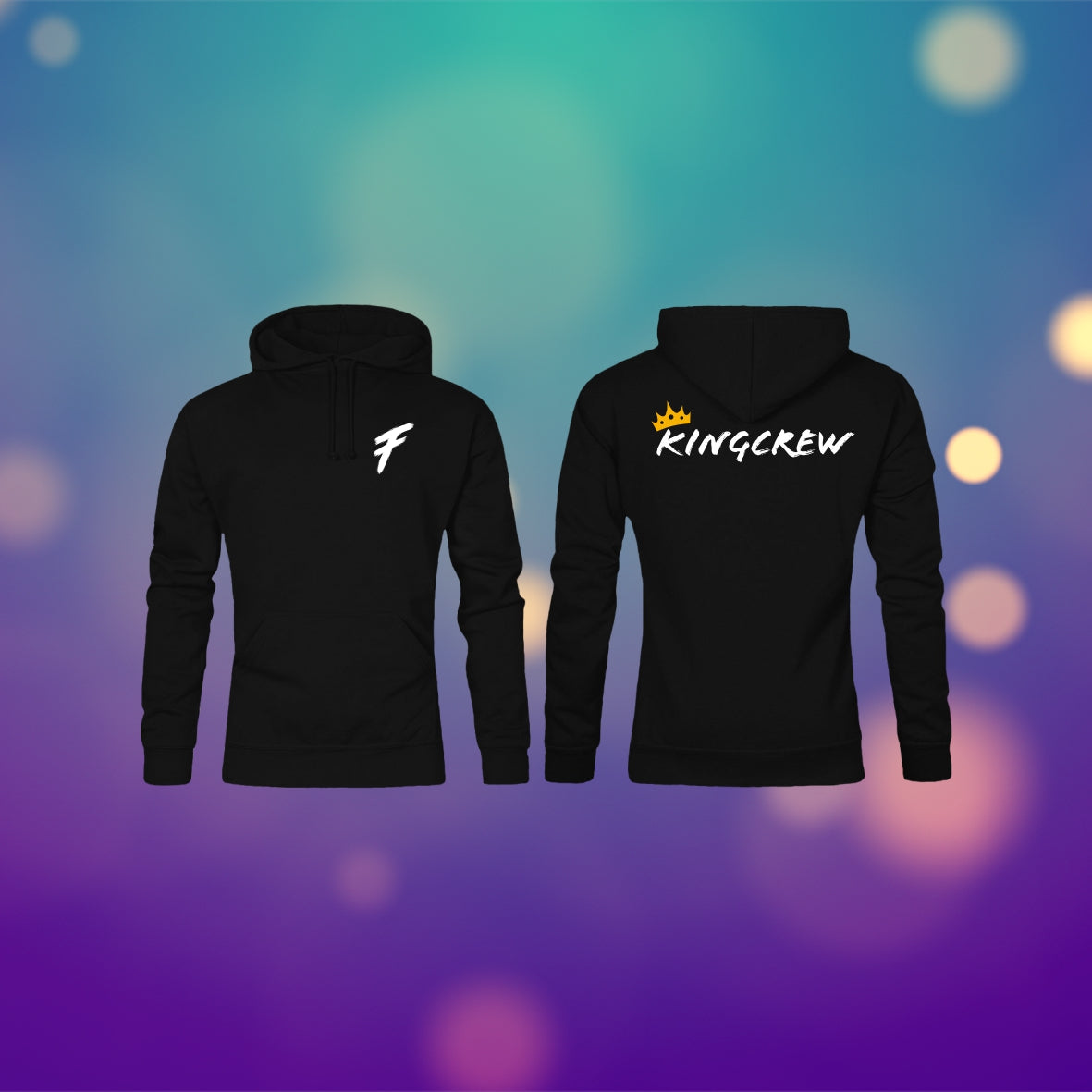 Freasy - Hoody - F vorne klein, hinten Kingcrew
