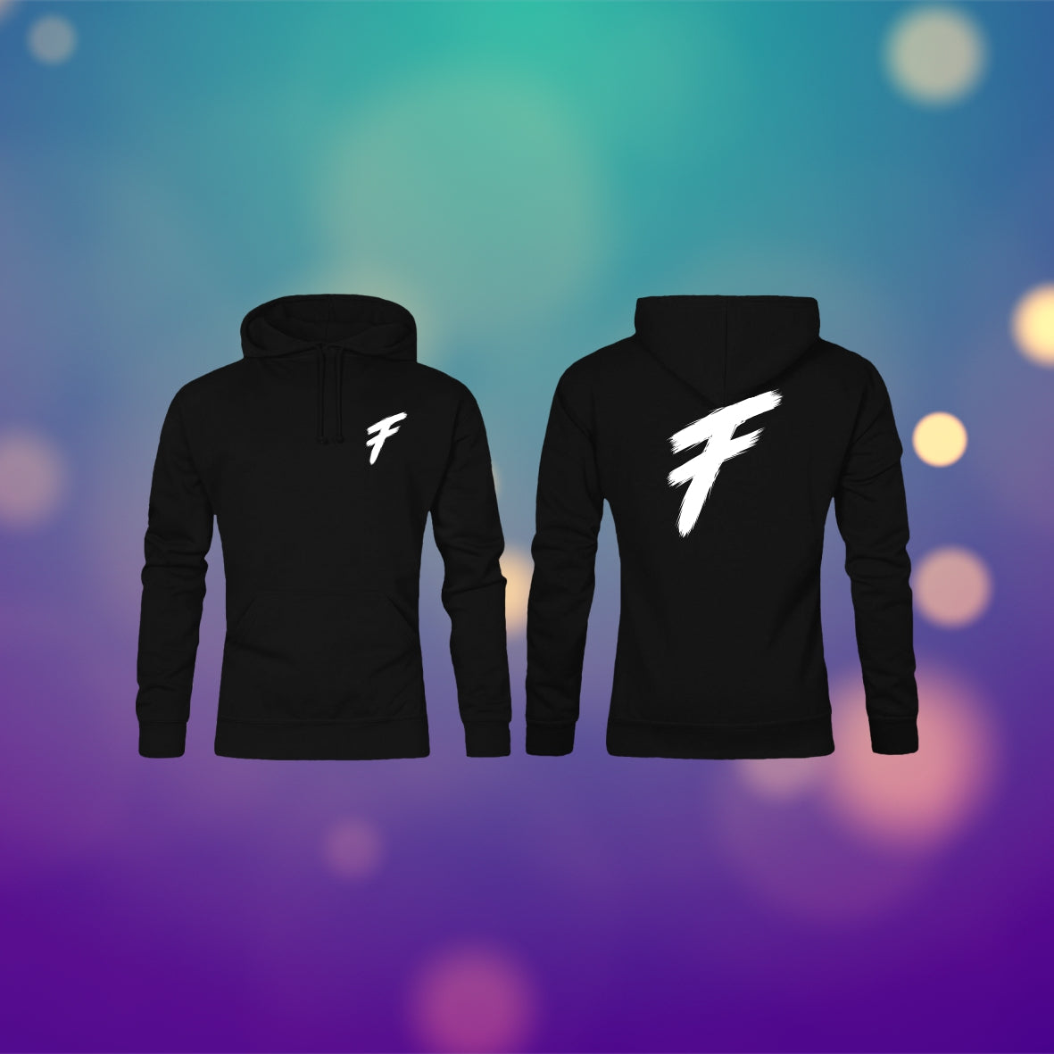 Freasy - Hoody - F vorne klein, hinten groß