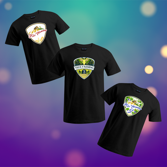True Farming 1 - 3  -  T-Shirt Bundle
